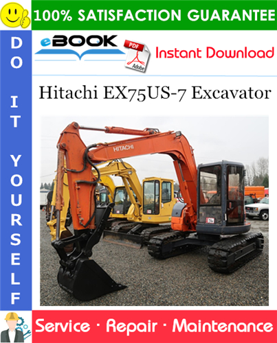 Thumbnail ☆☆ Best ☆☆ Hitachi EX75US-7 Excavator Service Repair Manual