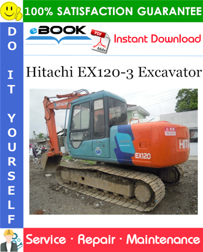 Thumbnail ☆☆ Best ☆☆ Hitachi EX120-3 Excavator Service Repair Manual