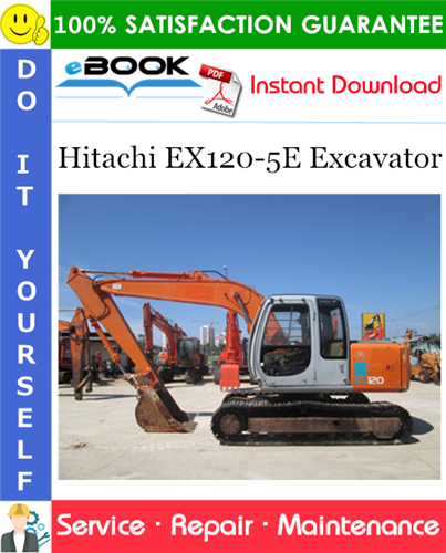 Thumbnail ☆☆ Best ☆☆ Hitachi EX120-5E Excavator Service Repair Manual