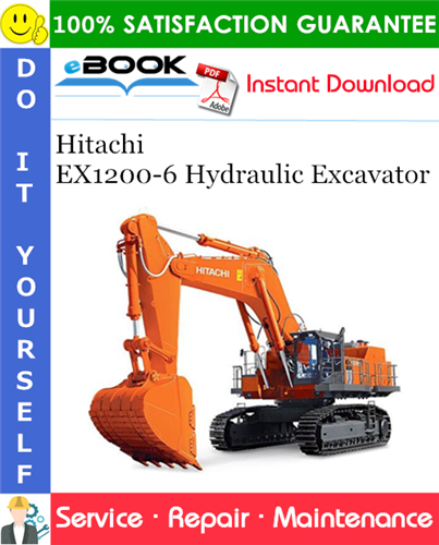 Thumbnail ☆☆ Best ☆☆ Hitachi EX1200-6 Hydraulic Excavator Service Repair Manual