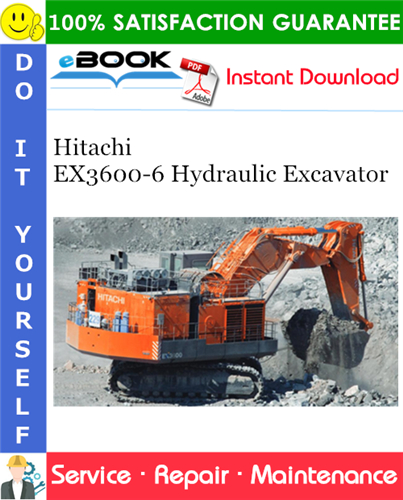 Thumbnail ☆☆ Best ☆☆ Hitachi EX3600-6 Hydraulic Excavator Service Repair Manual