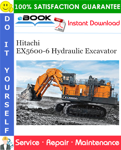 Thumbnail ☆☆ Best ☆☆ Hitachi EX5600-6 Hydraulic Excavator Service Repair Manual