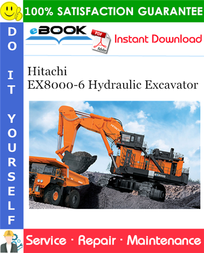 Thumbnail ☆☆ Best ☆☆ Hitachi EX8000-6 Hydraulic Excavator Service Repair Manual
