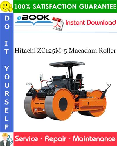 Thumbnail ☆☆ Best ☆☆ Hitachi ZC125M-5 Macadam Roller Service Repair Manual