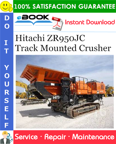 Thumbnail ☆☆ Best ☆☆ Hitachi ZR950JC Track Mounted Crusher Service Repair Manual