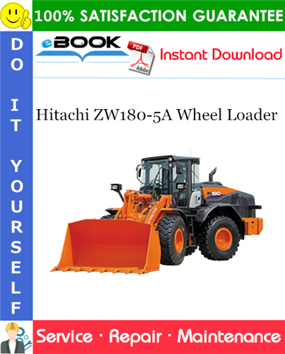 Thumbnail ☆☆ Best ☆☆ Hitachi ZW180-5A Wheel Loader Service Repair Manual