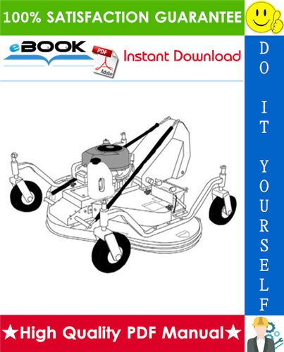 Thumbnail ☆☆ Best ☆☆ Bobcat Mower (60 Gas) Operation & Maintenance Manual
