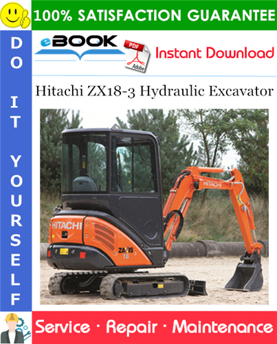 Thumbnail ☆☆ Best ☆☆ Hitachi ZX18-3 Hydraulic Excavator Service Repair Manual