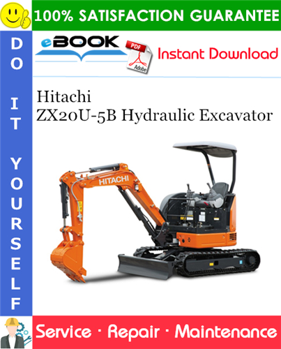 Thumbnail ☆☆ Best ☆☆ Hitachi ZX20U-5B Hydraulic Excavator Service Repair Manual