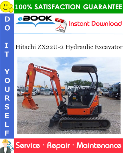 Thumbnail ☆☆ Best ☆☆ Hitachi ZX22U-2 Hydraulic Excavator Service Repair Manual