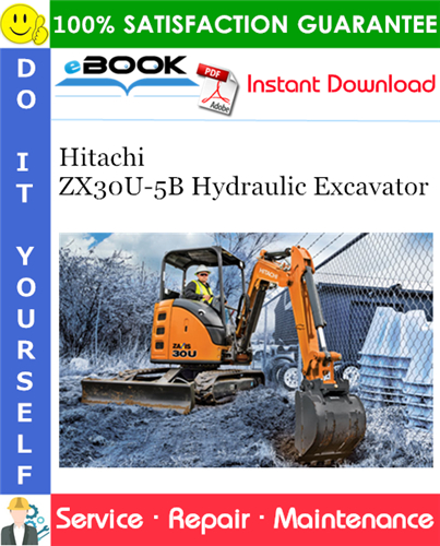 Thumbnail ☆☆ Best ☆☆ Hitachi ZX30U-5B Hydraulic Excavator Service Repair Manual + Circuit Diagram