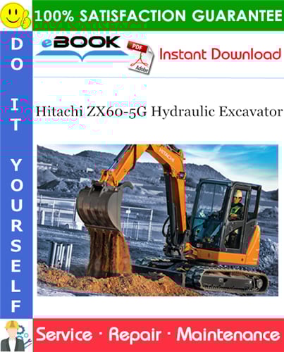 Thumbnail ☆☆ Best ☆☆ Hitachi ZX60-5G Hydraulic Excavator Service Repair Manual + Circuit Diagram