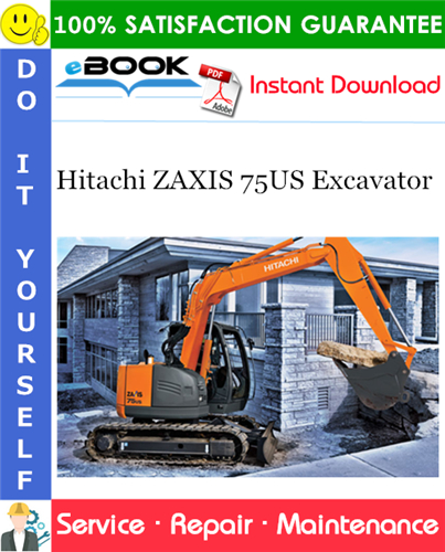 Thumbnail ☆☆ Best ☆☆ Hitachi ZAXIS 75US Excavator Service Repair Manual