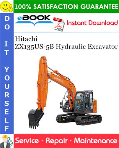 Thumbnail ☆☆ Best ☆☆ Hitachi ZX135US-5B Hydraulic Excavator Service Repair Manual