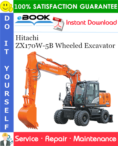 Thumbnail ☆☆ Best ☆☆ Hitachi ZX170W-5B Wheeled Excavator Service Repair Manual