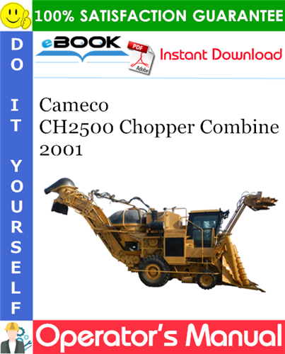 Thumbnail ☆☆ Best ☆☆ Cameco CH2500 Chopper Combine 2001 Operators Manual Thumbnail ☆☆ Best ☆☆ Cameco CH2500 Chopper Combine 2001 Operators Manual