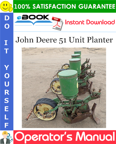 Thumbnail ☆☆ Best ☆☆ John Deere 51 Unit Planter Operators Manual Thumbnail ☆☆ Best ☆☆ John Deere 51 Unit Planter Operators Manual