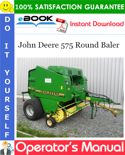 Thumbnail ☆☆ Best ☆☆ John Deere 575 Round Baler Operators Manual (European Edition)