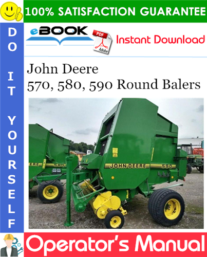 Thumbnail ☆☆ Best ☆☆ John Deere 570, 580, 590 Round Balers Operators Manual (European Edition) Thumbnail ☆☆ Best ☆☆ John Deere 570, 580, 590 Round Balers Operators Manual (European Edition)