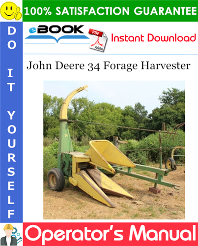 Thumbnail ☆☆ Best ☆☆ John Deere 34 Forage Harvester Operators Manual Thumbnail ☆☆ Best ☆☆ John Deere 34 Forage Harvester Operators Manual