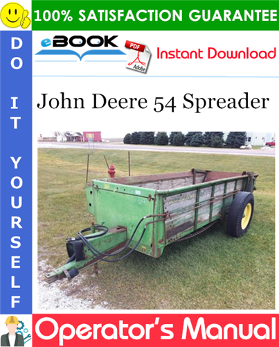 Thumbnail ☆☆ Best ☆☆ John Deere 54 Spreader Operators Manual