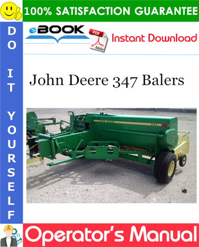 Thumbnail ☆☆ Best ☆☆ John Deere 347 Balers Operators Manual