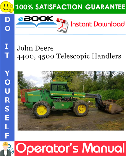 Thumbnail ☆☆ Best ☆☆ John Deere 4400, 4500 Telescopic Handlers Operators Manual
