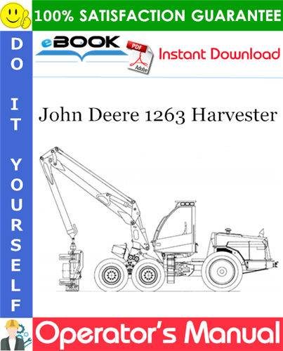 Thumbnail ☆☆ Best ☆☆ John Deere 1263 Harvester Operators Manual