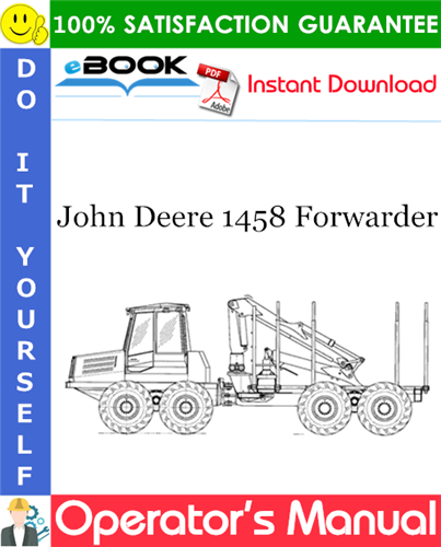 Thumbnail ☆☆ Best ☆☆ John Deere 1458 Forwarder Operators Manual