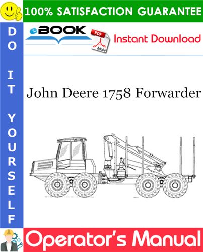 Thumbnail ☆☆ Best ☆☆ John Deere 1758 Forwarder Operators Manual