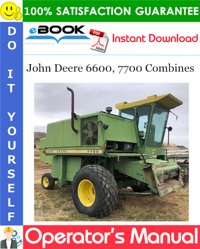 Thumbnail ☆☆ Best ☆☆ John Deere 6600, 7700 Combines Operators Manual Thumbnail ☆☆ Best ☆☆ John Deere 6600, 7700 Combines Operators Manual