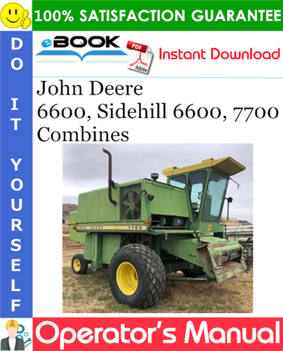 Thumbnail ☆☆ Best ☆☆ John Deere 6600, Sidehill 6600, 7700 Combines Operators Manual