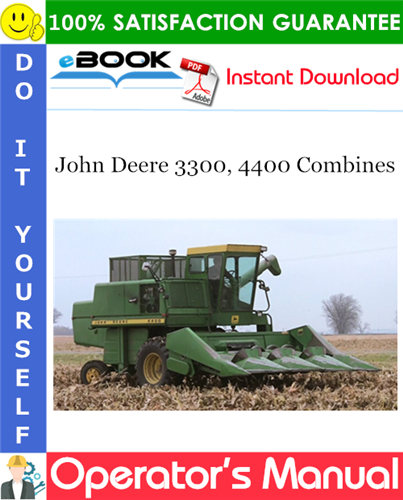 Thumbnail ☆☆ Best ☆☆ John Deere 3300, 4400 Combines Operators Manual