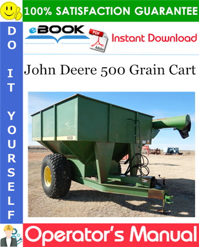 Thumbnail ☆☆ Best ☆☆ John Deere 500 Grain Cart Operators Manual (Beginning Serial No.011515-)