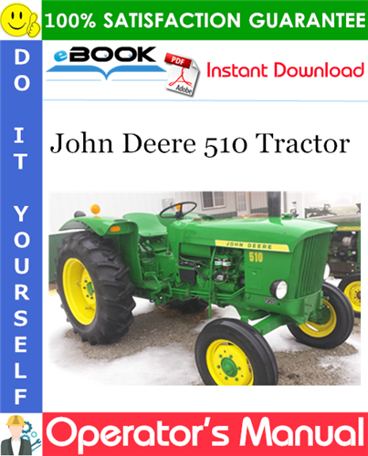 Thumbnail ☆☆ Best ☆☆ John Deere 510 Tractor Operators Manual