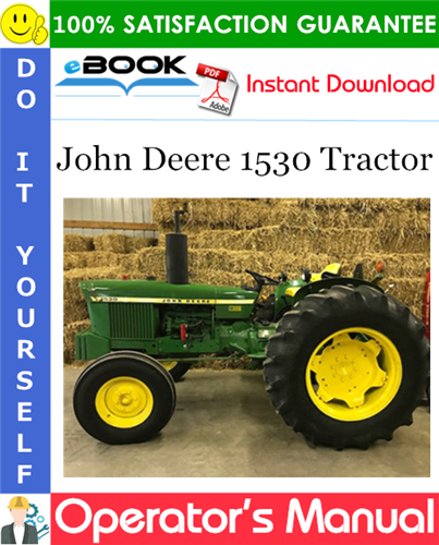 Thumbnail ☆☆ Best ☆☆ John Deere 1530 Tractor Operators Manual
