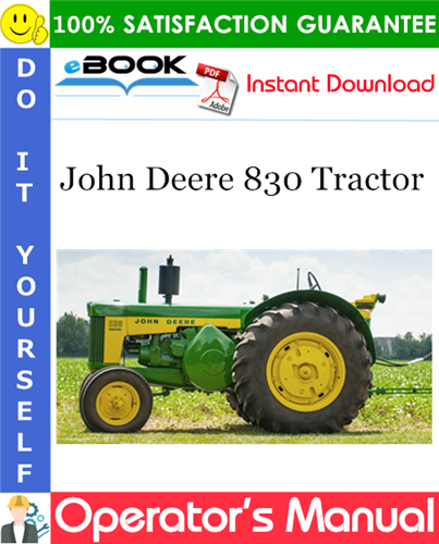 Thumbnail ☆☆ Best ☆☆ John Deere 830 Tractor Operators Manual
