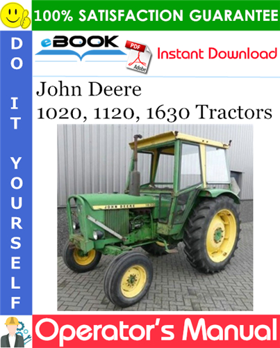 Thumbnail ☆☆ Best ☆☆ John Deere 1020, 1120, 1630 Tractors Operators Manual
