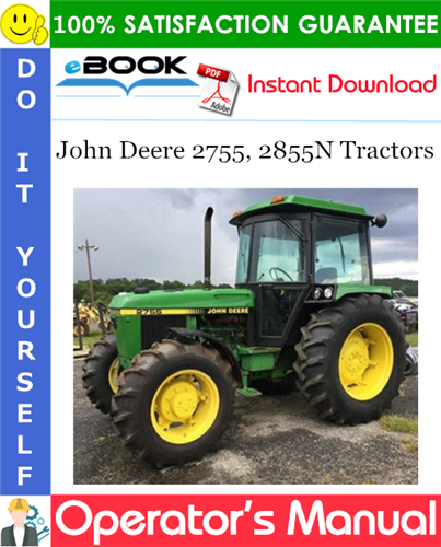 Thumbnail ☆☆ Best ☆☆ John Deere 2755, 2855N Tractors Operators Manual