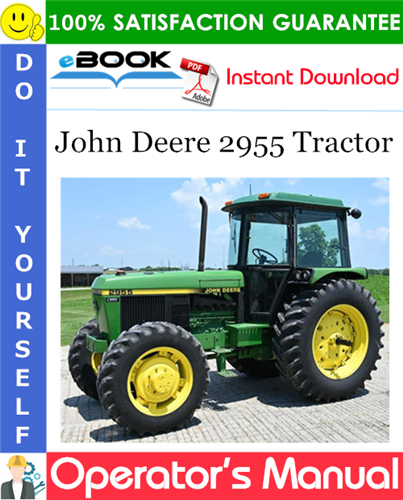 Thumbnail ☆☆ Best ☆☆ John Deere 2955 Tractor Operators Manual