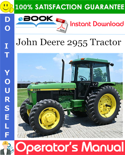 Thumbnail ☆☆ Best ☆☆ John Deere 2955 Tractor Operators Manual (Serial No.740000-)