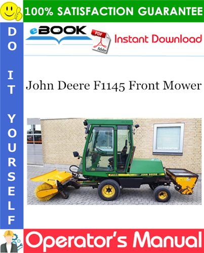Thumbnail ☆☆ Best ☆☆ John Deere F1145 Front Mower Operators Manual (North American Version) (Serial No.10001-)