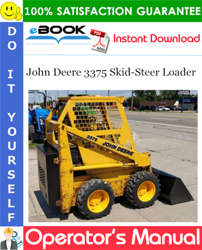 Thumbnail ☆☆ Best ☆☆ John Deere 3375 Skid-Steer Loader Operators Manual (North American Version) (Serial No.130001-)