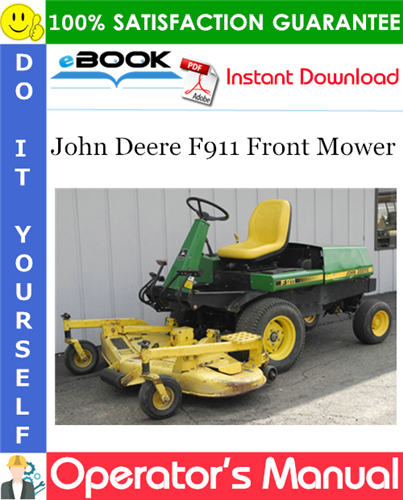Thumbnail ☆☆ Best ☆☆ John Deere F911 Front Mower Operators Manual Thumbnail ☆☆ Best ☆☆ John Deere F911 Front Mower Operators Manual