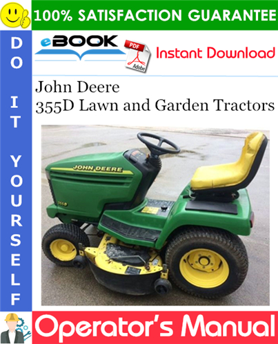 Thumbnail ☆☆ Best ☆☆ John Deere 355D Lawn and Garden Tractors Operators Manual (North American Version)
