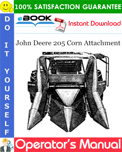 Thumbnail ☆☆ Best ☆☆ John Deere 205 Corn Attachment Operators Manual