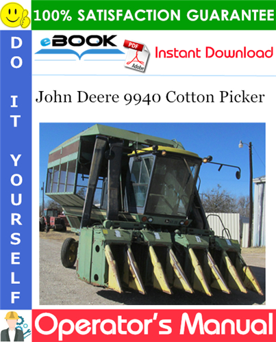 Thumbnail ☆☆ Best ☆☆ John Deere 9940 Cotton Picker Operators Manual