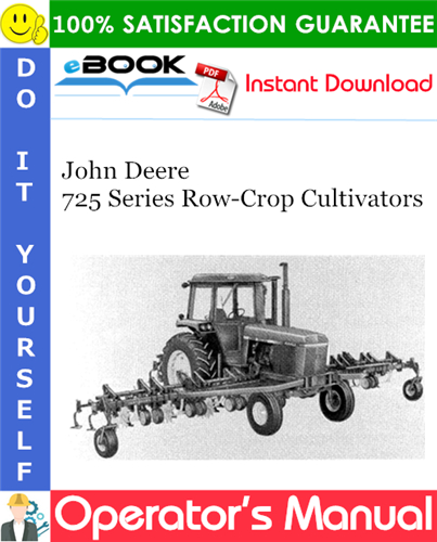 Thumbnail ☆☆ Best ☆☆ John Deere 725 Series Row-Crop Cultivators Operators Manual