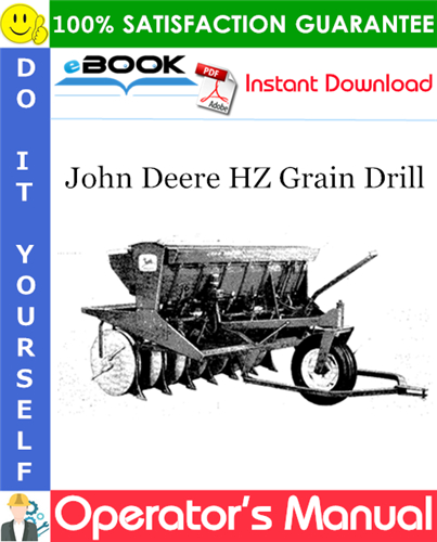Thumbnail ☆☆ Best ☆☆ John Deere HZ Grain Drill Operators Manual