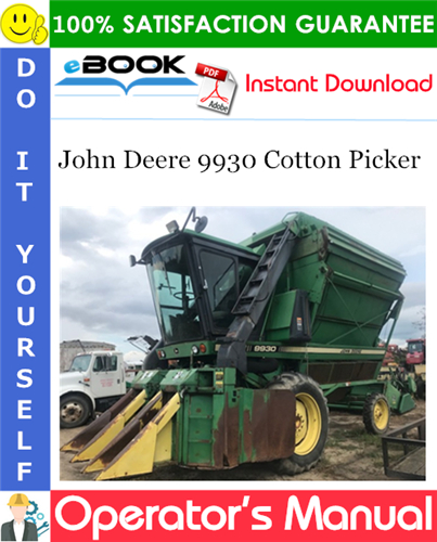 Thumbnail ☆☆ Best ☆☆ John Deere 9930 Cotton Picker Operators Manual